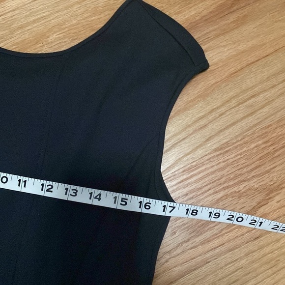 NWT Armani Midi Dress Womens 10 work office Preppy classic Made in Italy viscose - Picture 15 of 16